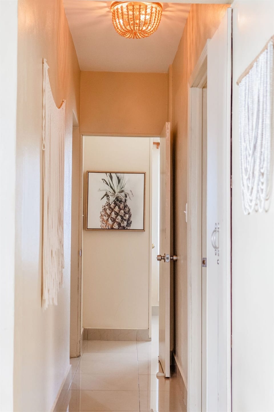 Elegant design details enhance the space