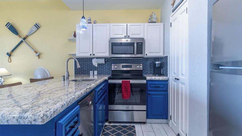 Beautiful remodeled kitchen.