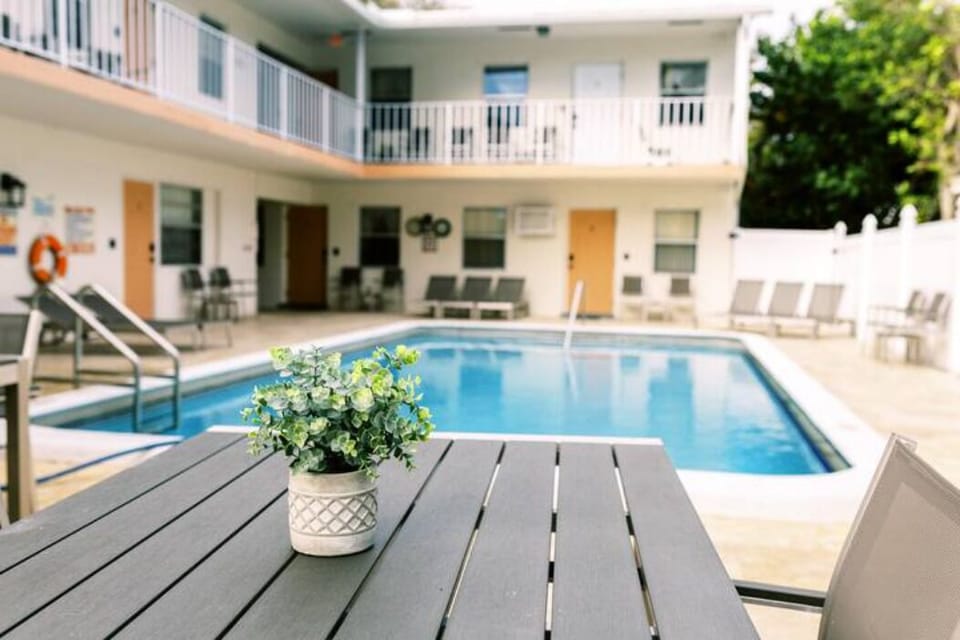 Poolside Tables.