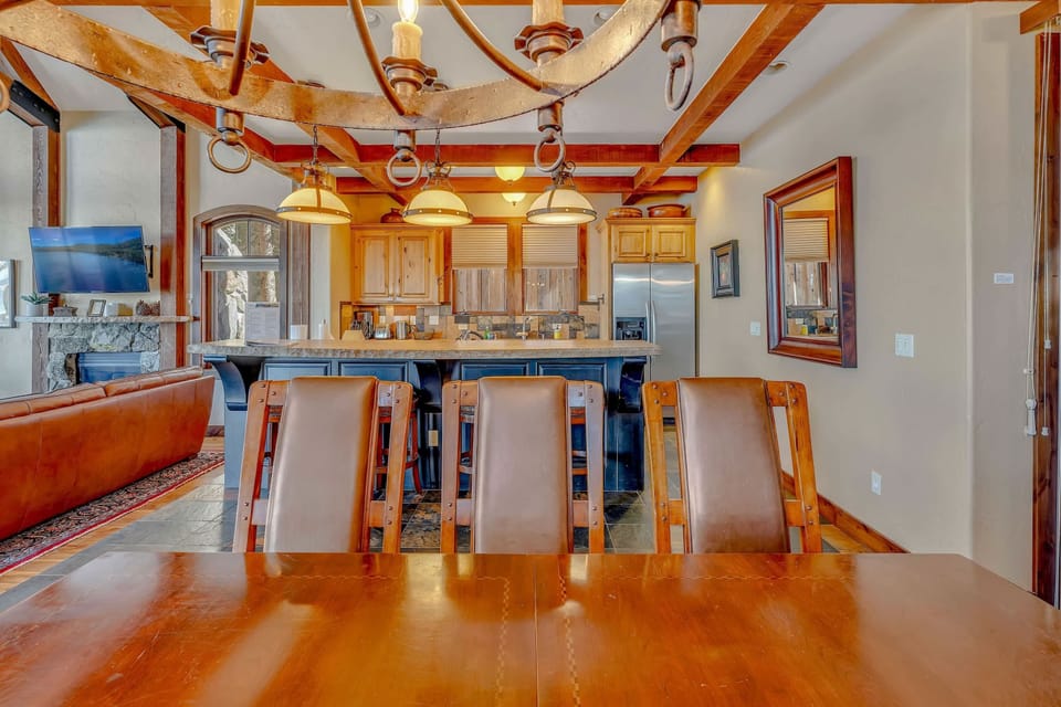 Dining Room: View from dining room table to kitchen