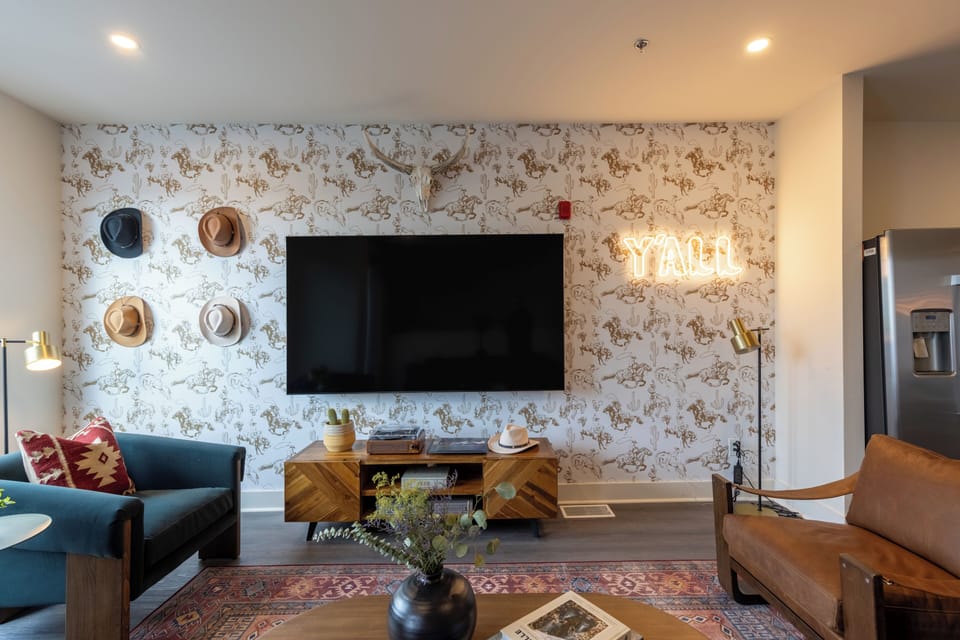 Nashville-inspired decor.