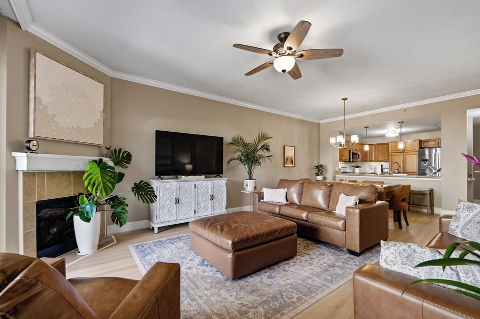 Living Room with Queen Sleeper Sofa