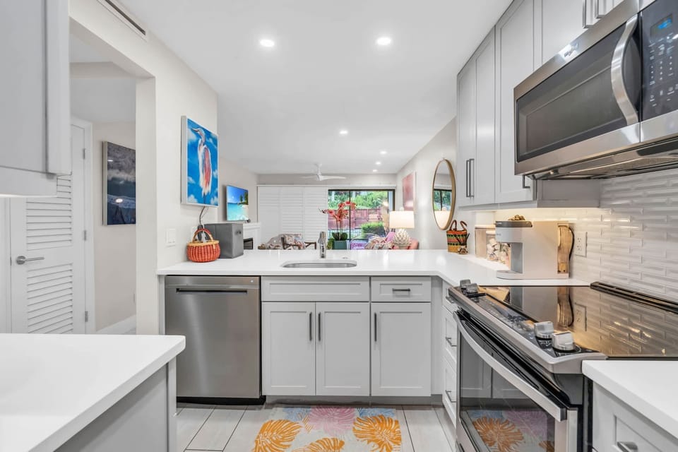 There are many design details that are evident throughout our condo
