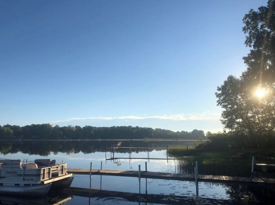 View from the yard facing Ideal Beach park