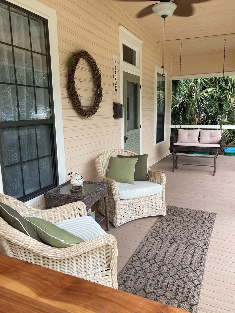 Front porch relaxation