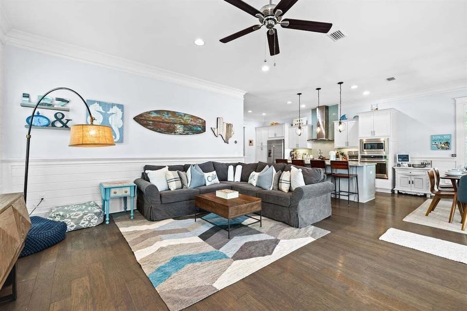 Cozy seating with boutique-inspired decor.