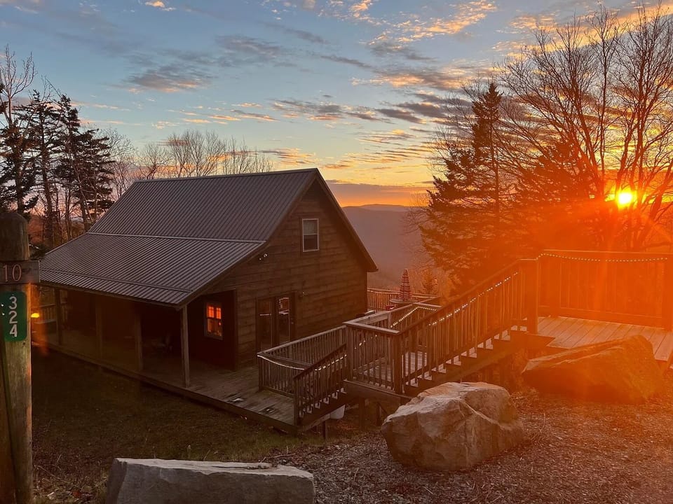 This is why we call it Sunset Cabin