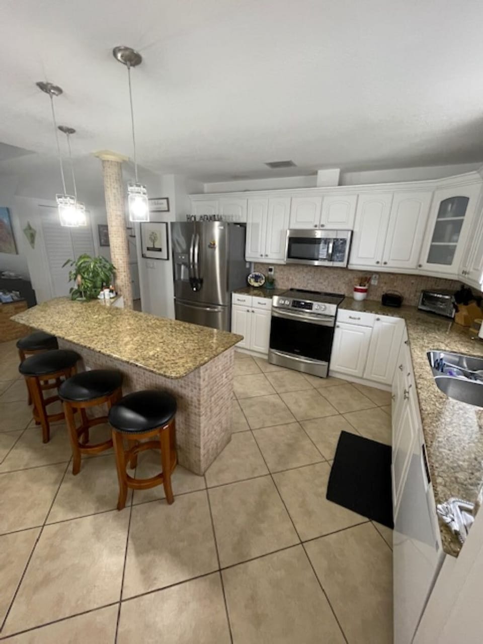 Eat in kitchen with seating for guests