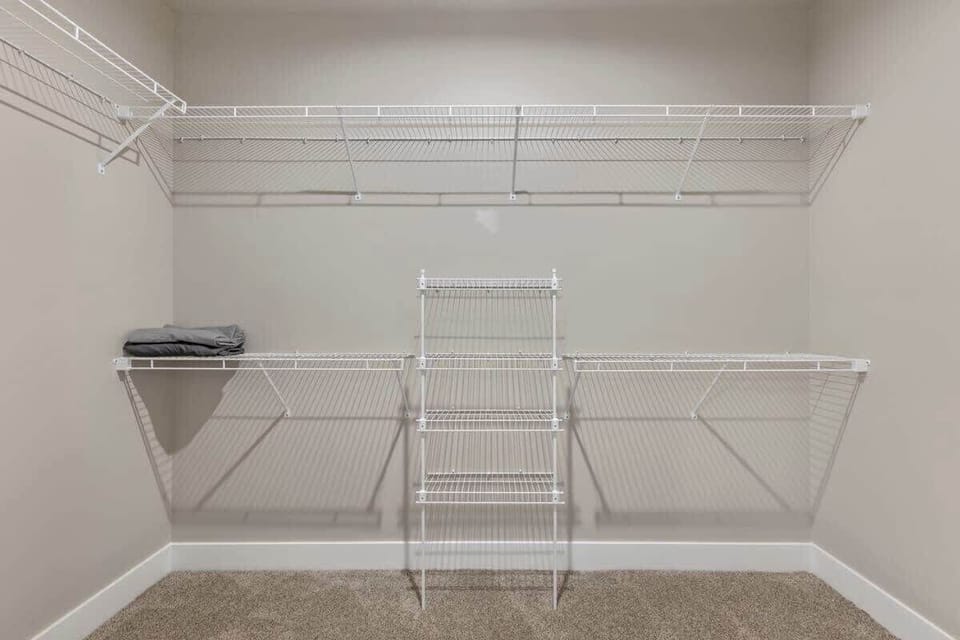 Spacious closets