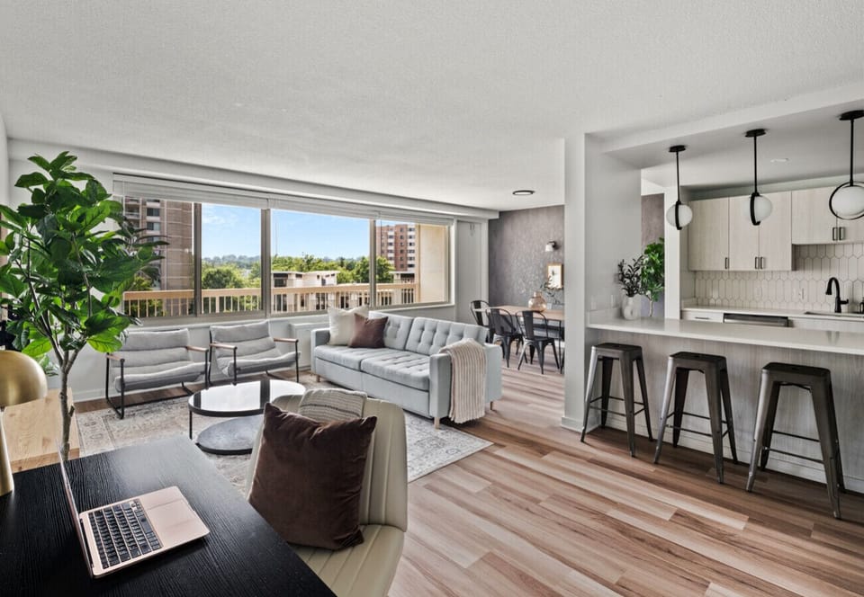 This open-concept living space seamlessly connects the living, dining, and kitchen areas, offering plenty of room for you to relax, entertain, and enjoy quality time with loved ones.