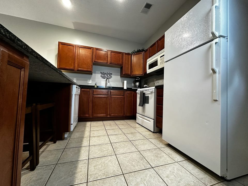 Step into a chef’s dream! Our clean and modern kitchen offers everything you need for a delightful cooking experience!