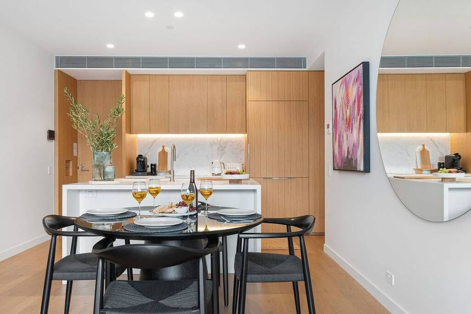 The apartment is a brand new build, with state of the art facilities