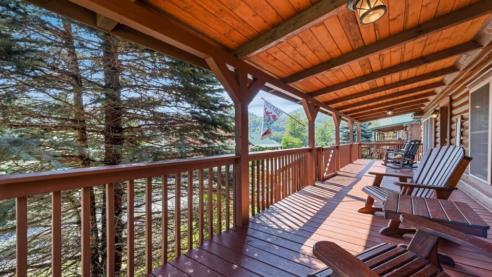Long View of Front Covered Porch