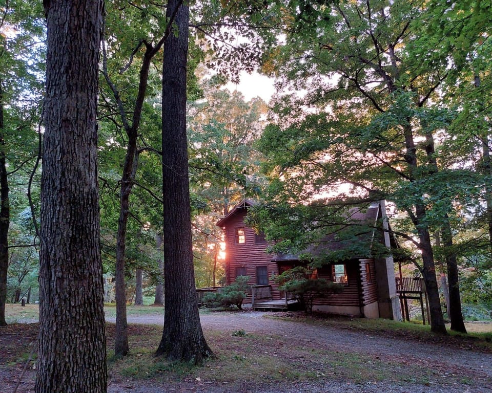 front of cabin