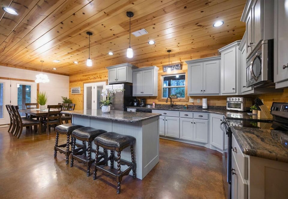 Share meals and memories in the charming dining area, perfect for family gatherings.