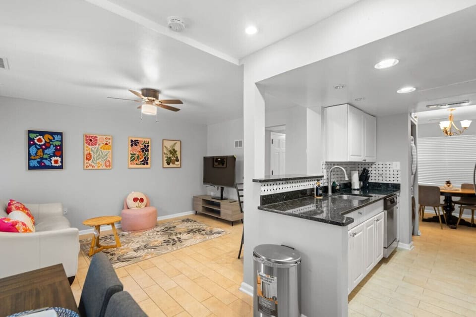 Living and Kitchen View