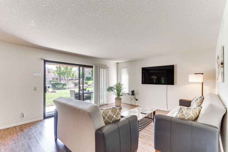 Cathedral City Vacation Rental | 2BR | 2BA | 1,335 Sq Ft | Step-Free Access