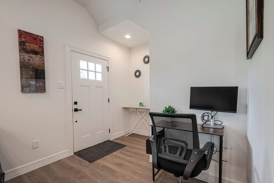 Dedicated Workspace for your remote work with external monitor for office feel