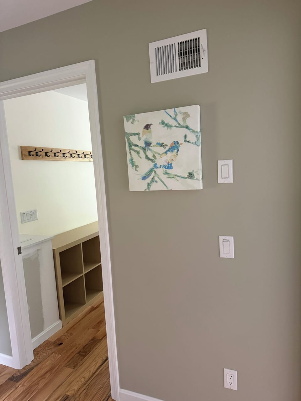 Top floor hallway bedroom entrance