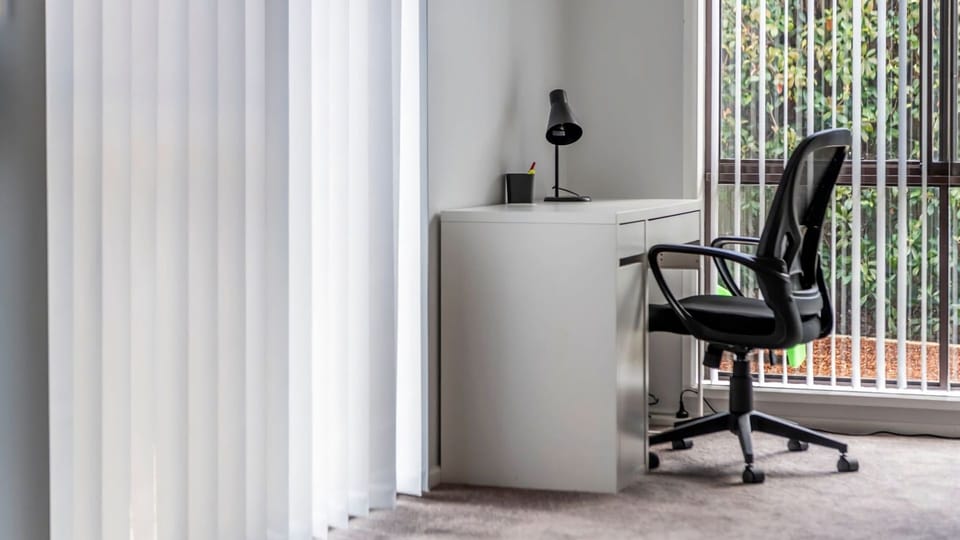 Stay productive with a dedicated workspace, perfect for remote work or study.
