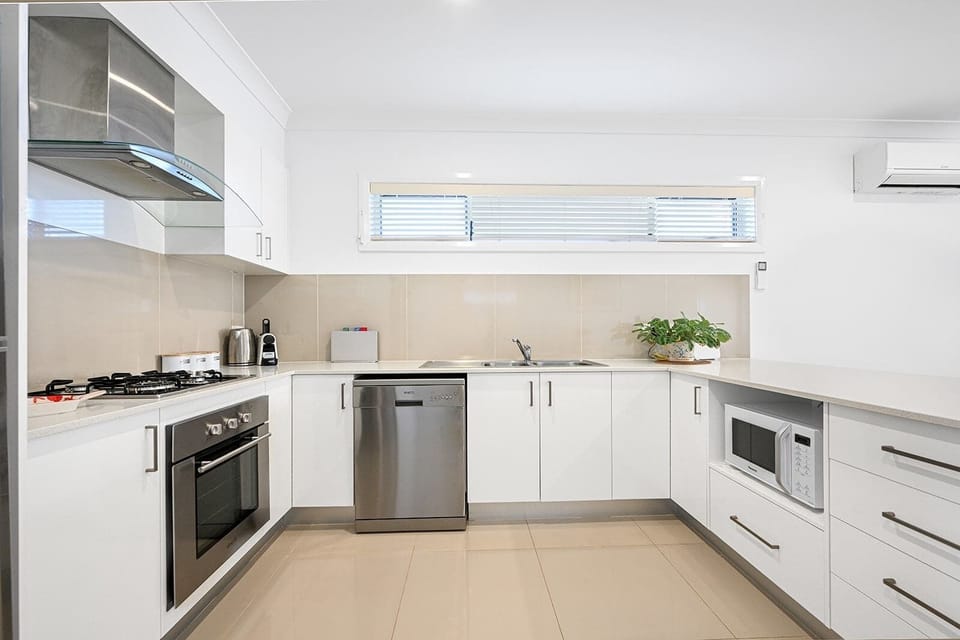 Kitchen + NESPRESSO Coffee Machine + Breakfast Bar & Stools