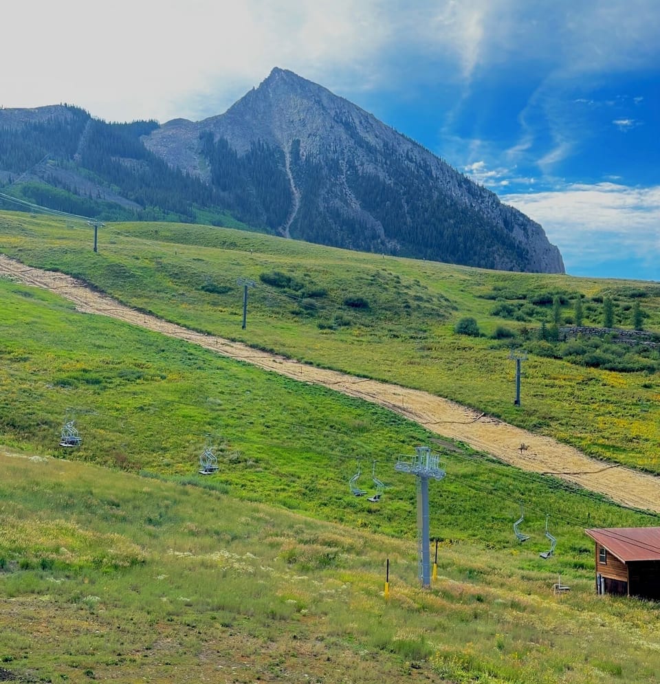 View of Mt. CB with Peachtree and Westwall lifts