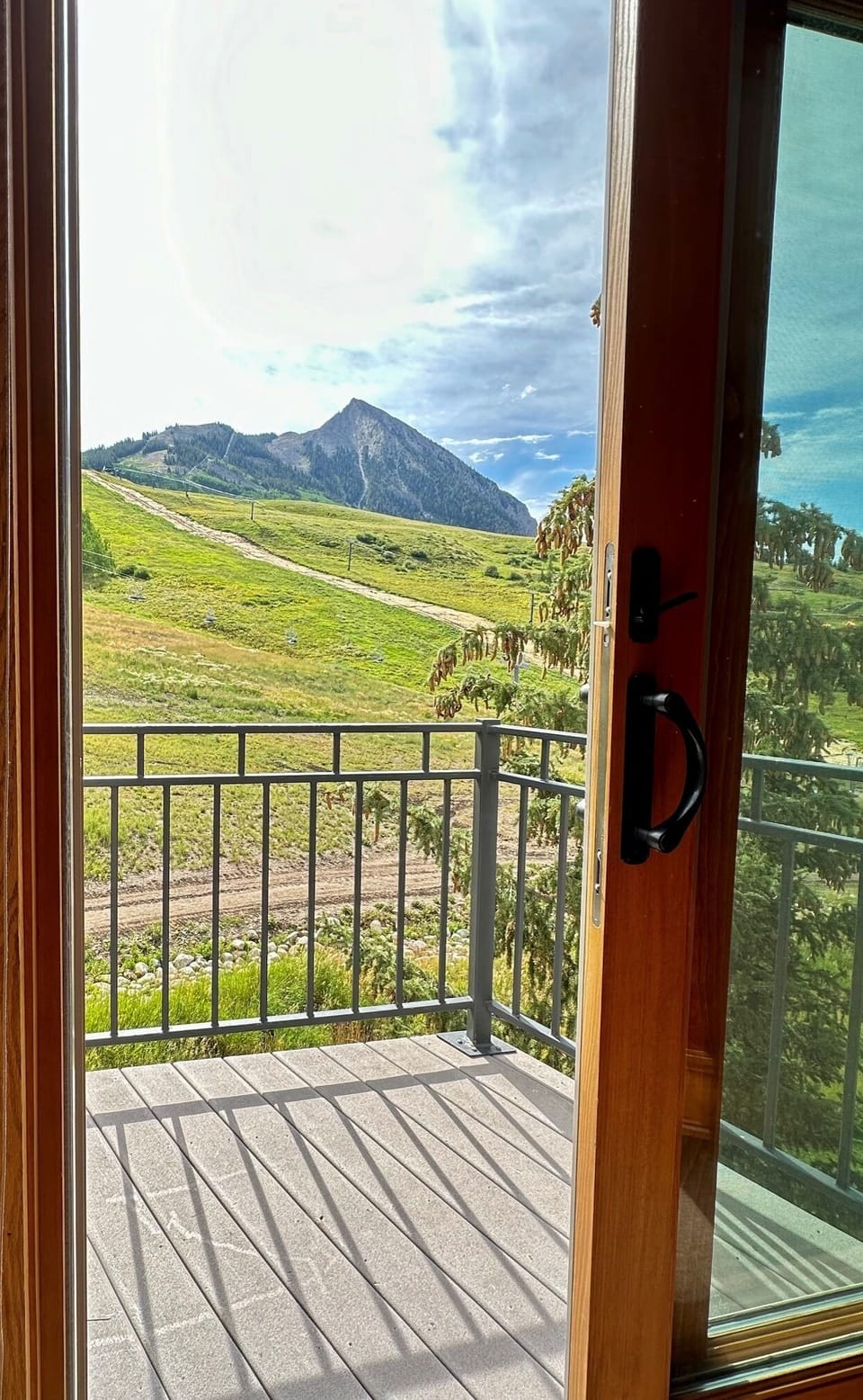 Private balcony off master bedroom