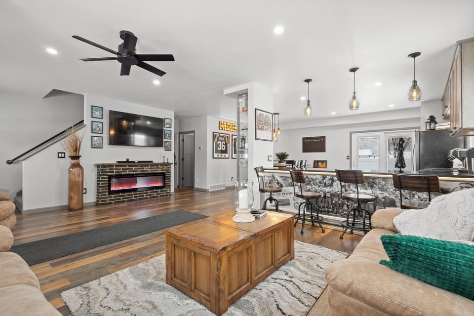 Open concept living room