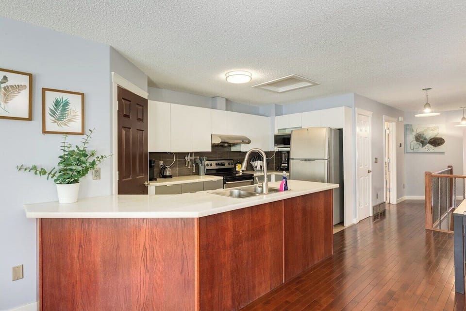 Fully stocked kitchen