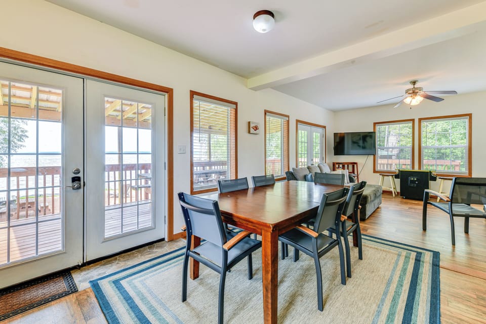 Dining Area | Free WiFi | 2-Story Home