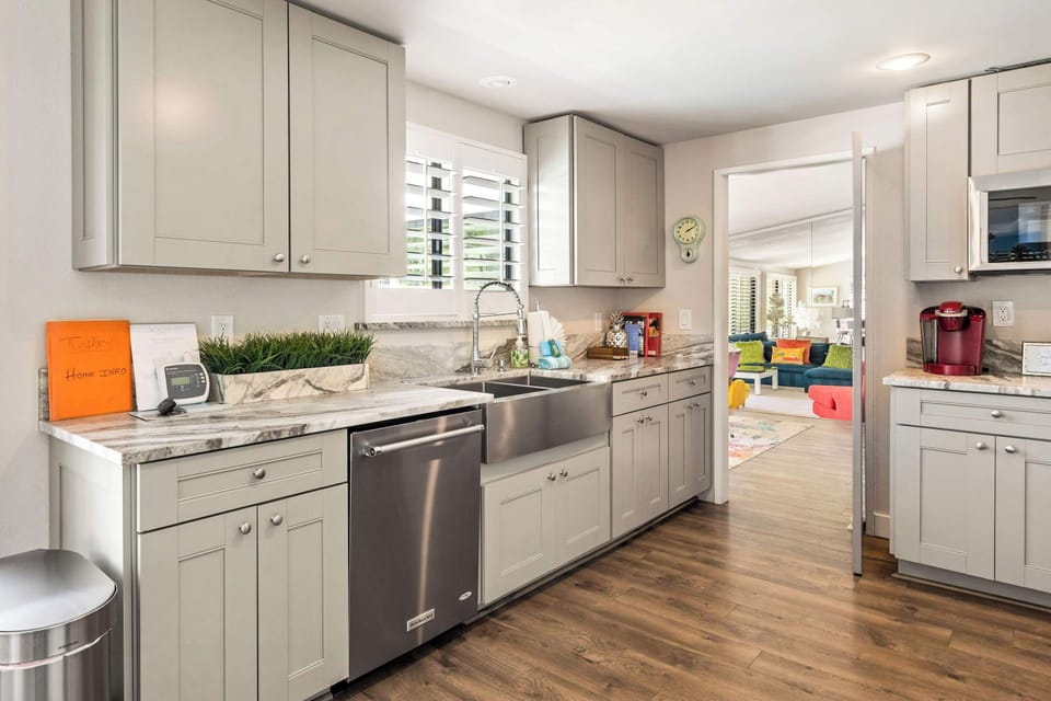 Ample counterspace for your prepping and cooking needs