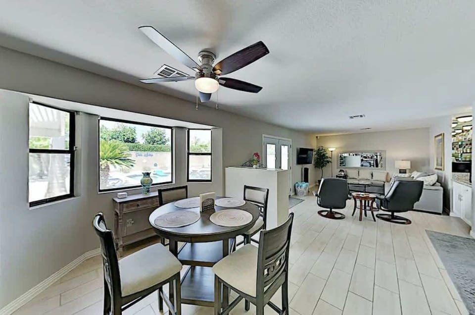 Dining and living area