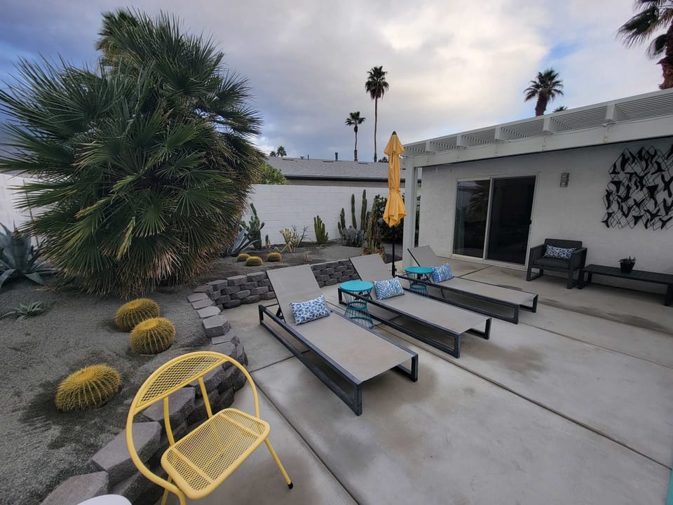An expanded lounge area, adjacent to the pool