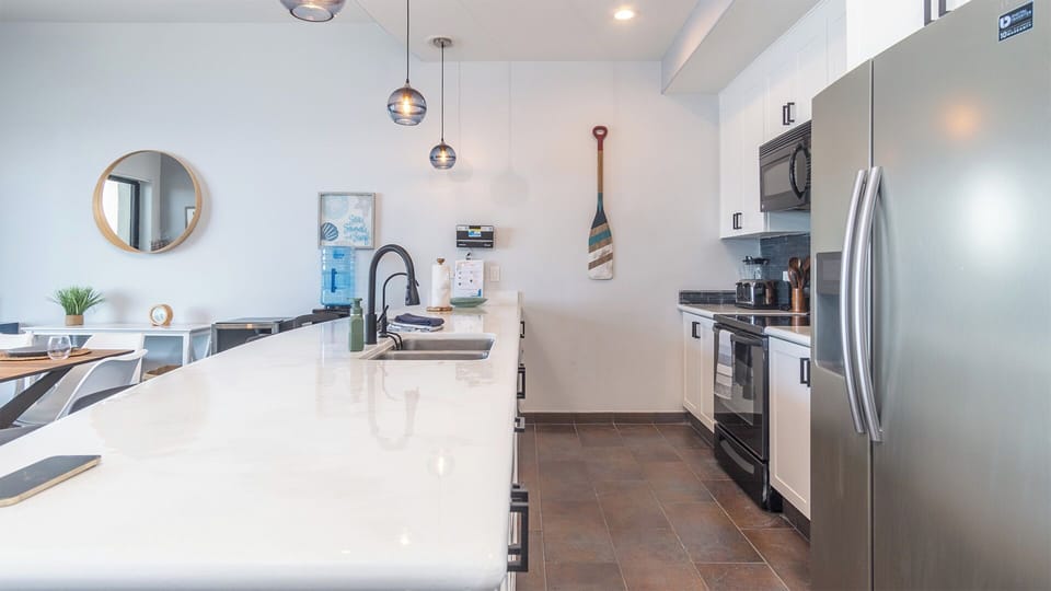 The kitchen.
