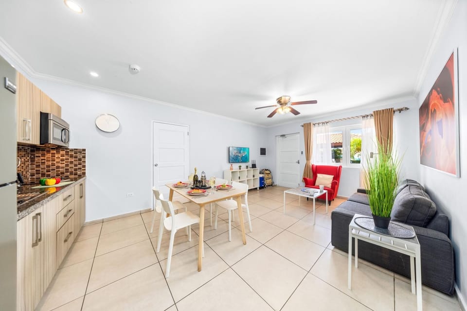 Create unforgettable moments at our versatile dining table. Its central location between the living room and kitchen makes entertaining a breeze.