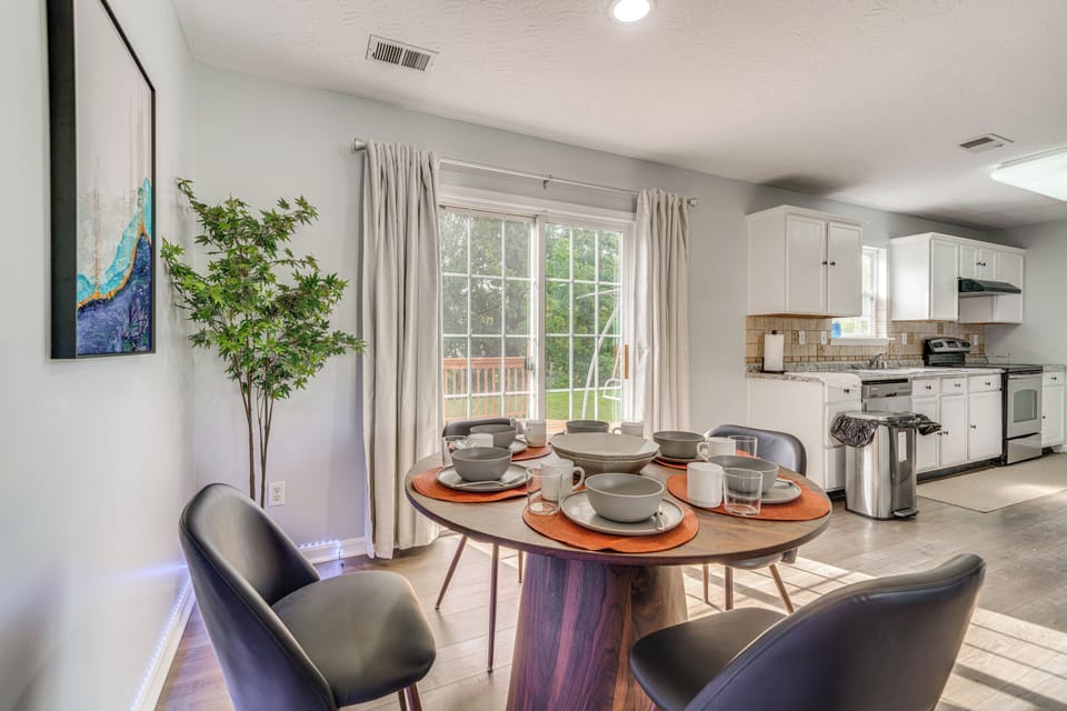 Dining Area | Dishware & Flatware | 1st Floor