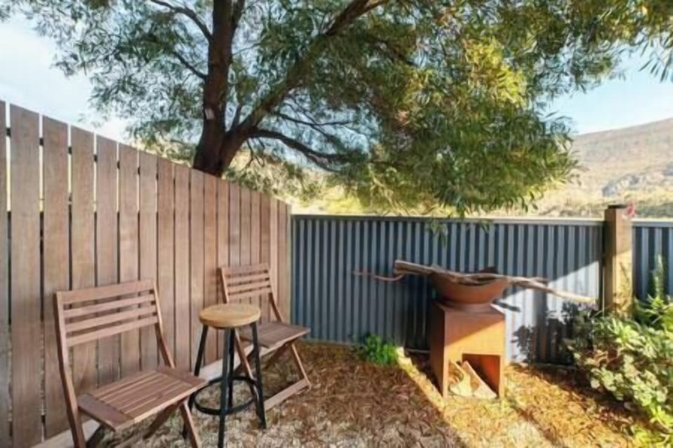 Outdoor are with firepit
