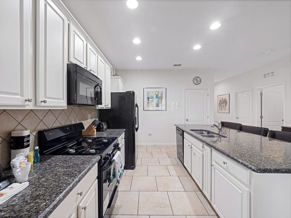 Gorgeous Kitchen with Basic Starter Essentials and Bar Stool Seating
