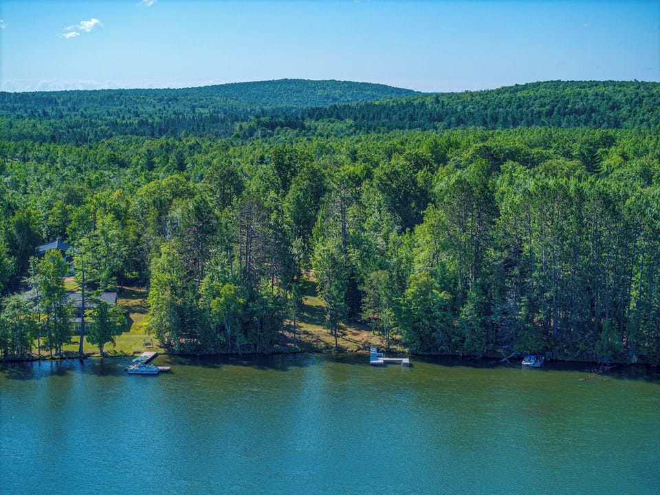 View of Keyes Peak-skiing hill, sledding hill, and hiking trails