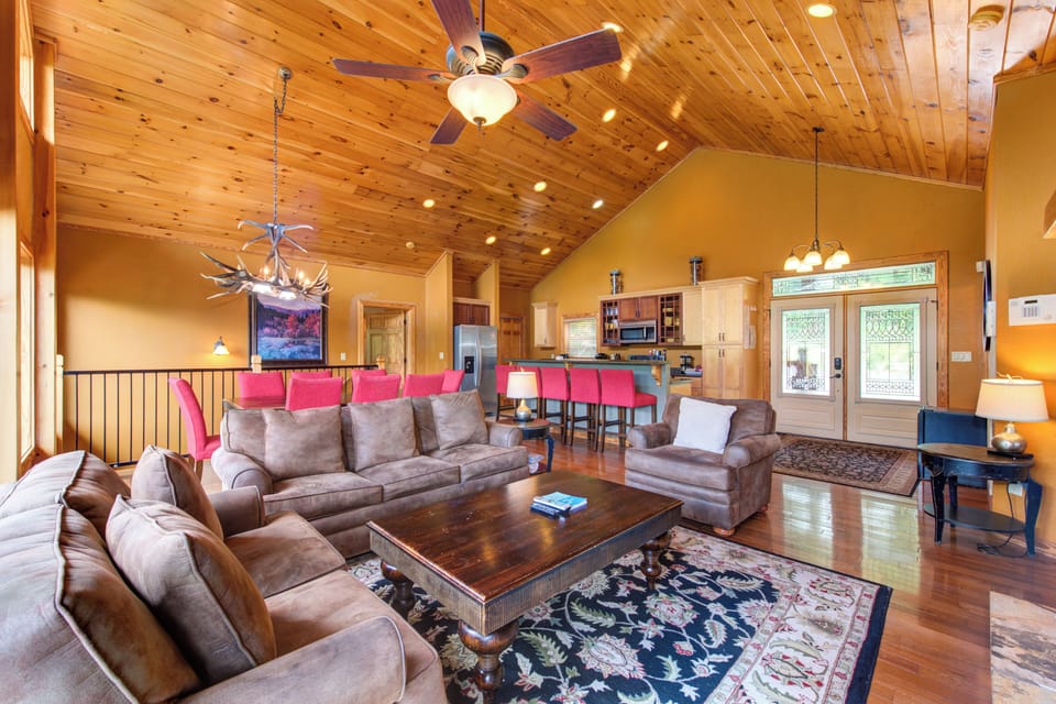 Living room and front entrance