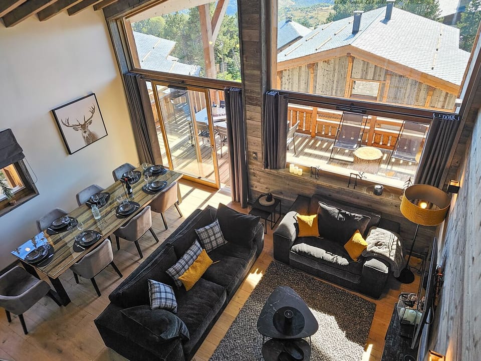 Living room view from above