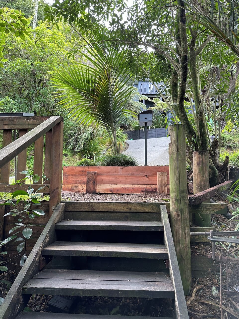 External Stairs from Parking Platform