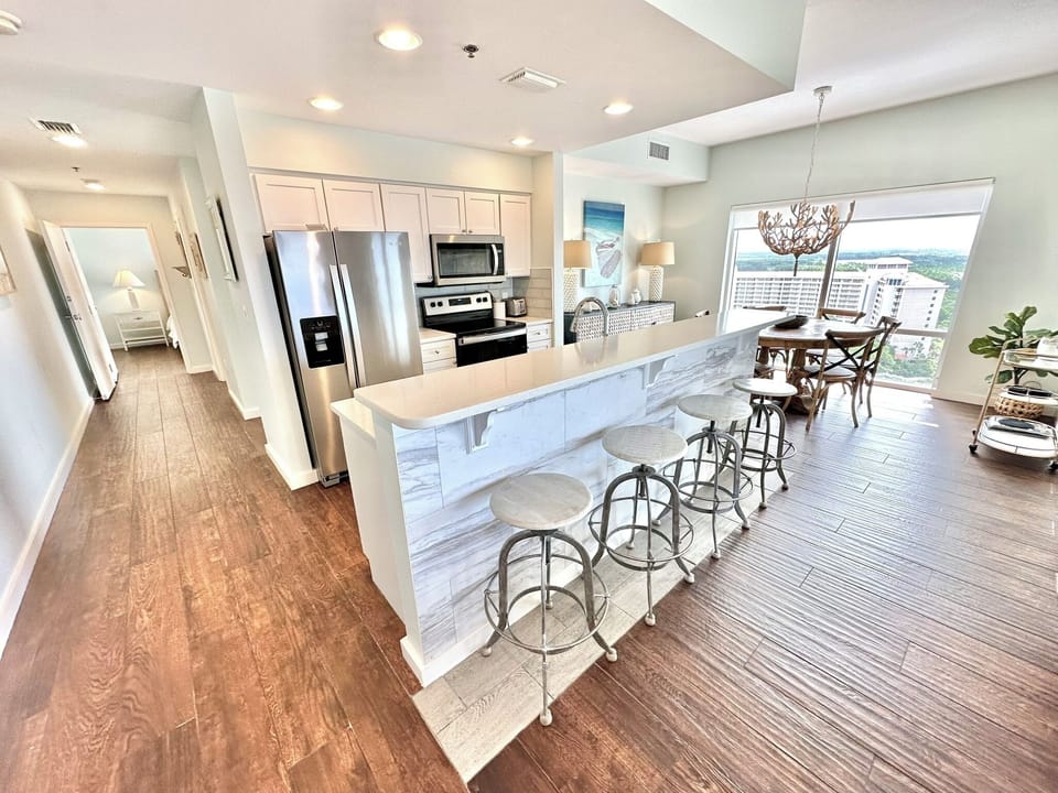 Fully stocked kitchen