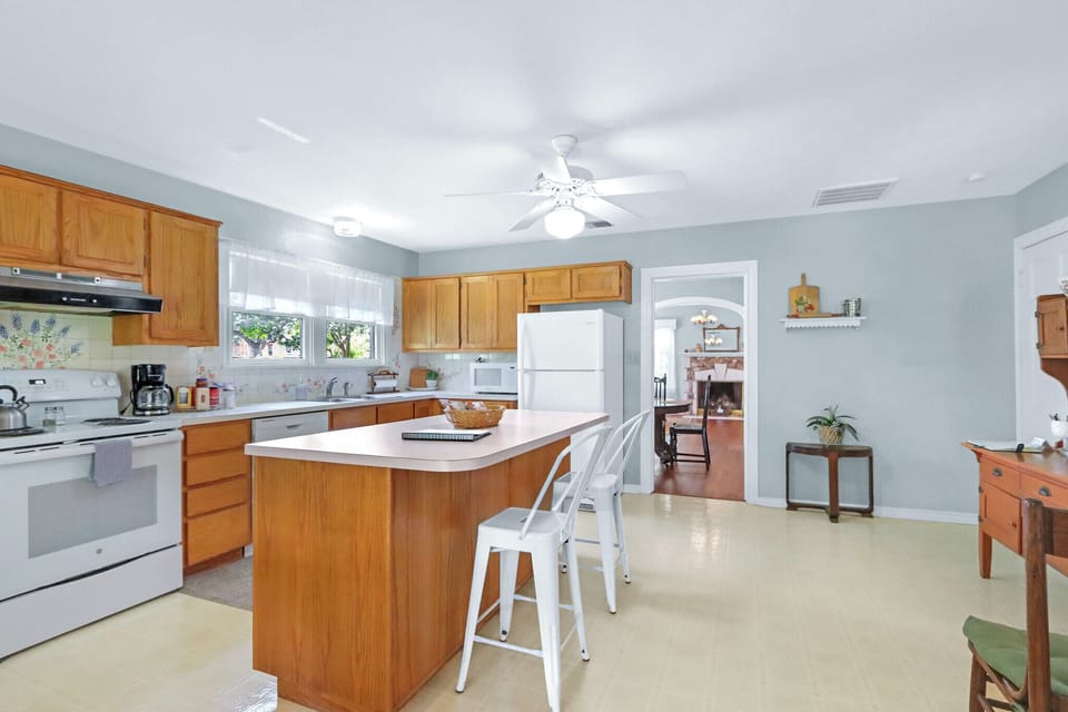 Large open kitchen