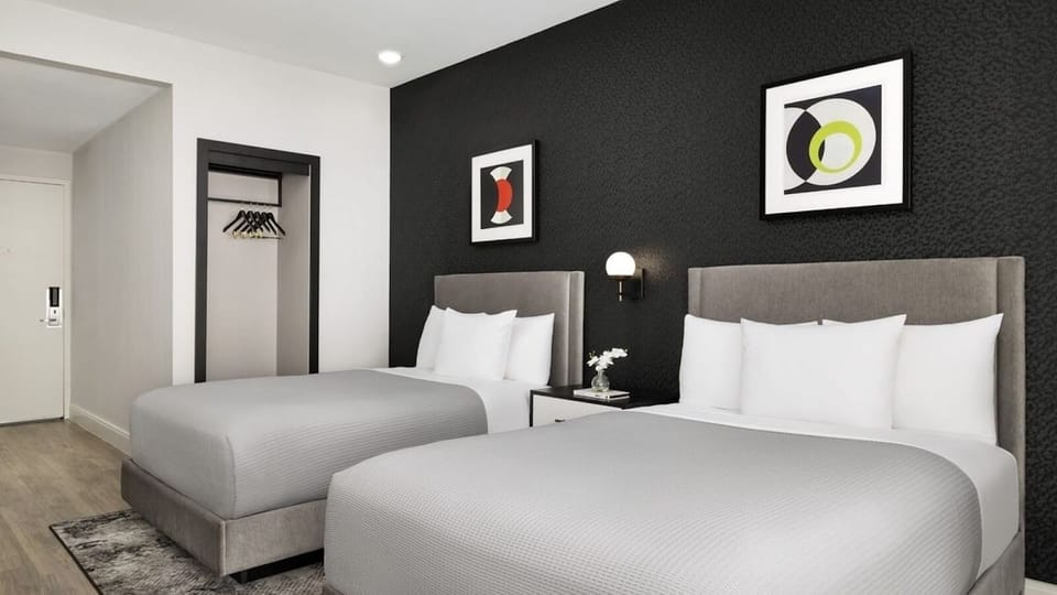 Bedroom. Interior and views may vary based on location and availability