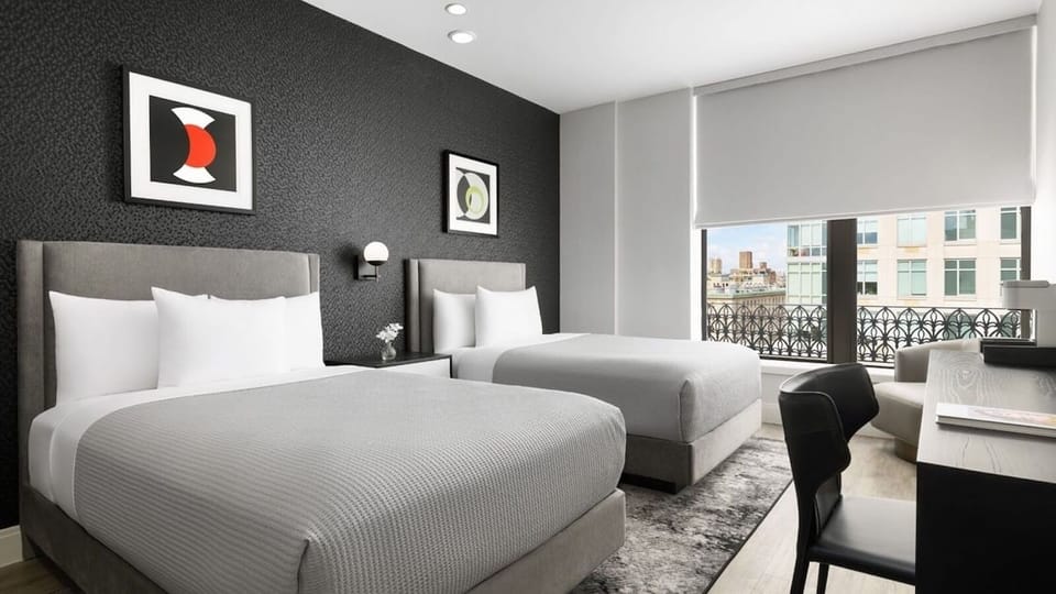 Bedroom. Interior and views may vary based on location and availability