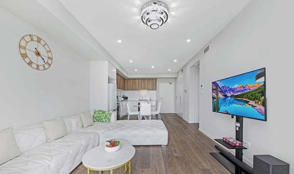 Bright living area with comfortable seating