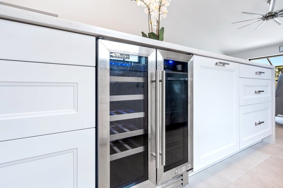 Fully stocked kitchen ready for your culinary creations