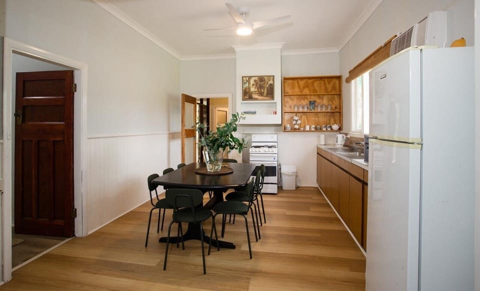 Dine and gather in a warm, inviting kitchen space.