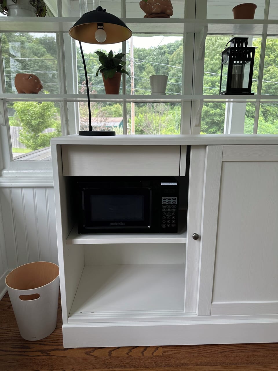 Kitchenette on sun porch